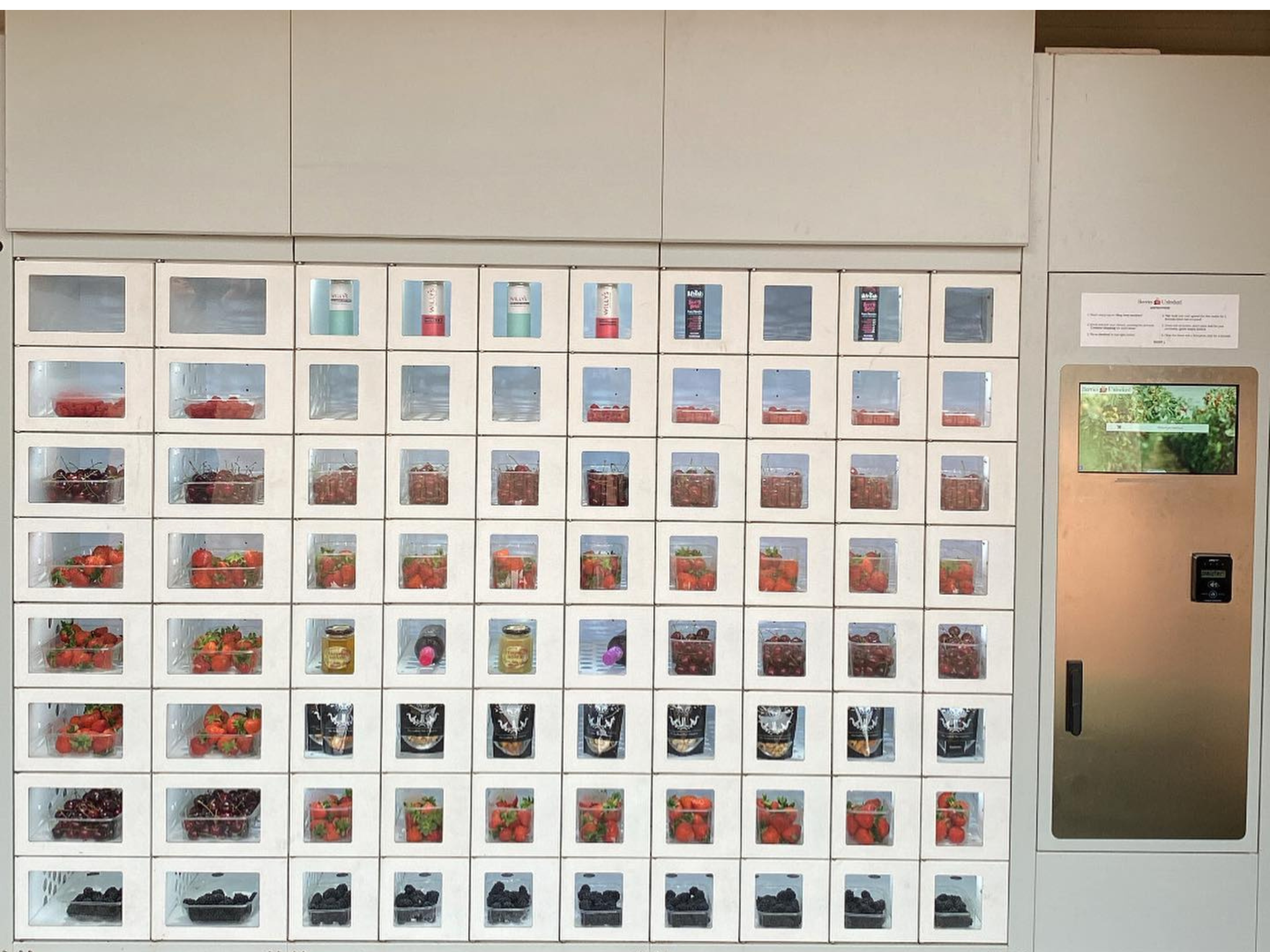 Soft Fruit Vending Machine