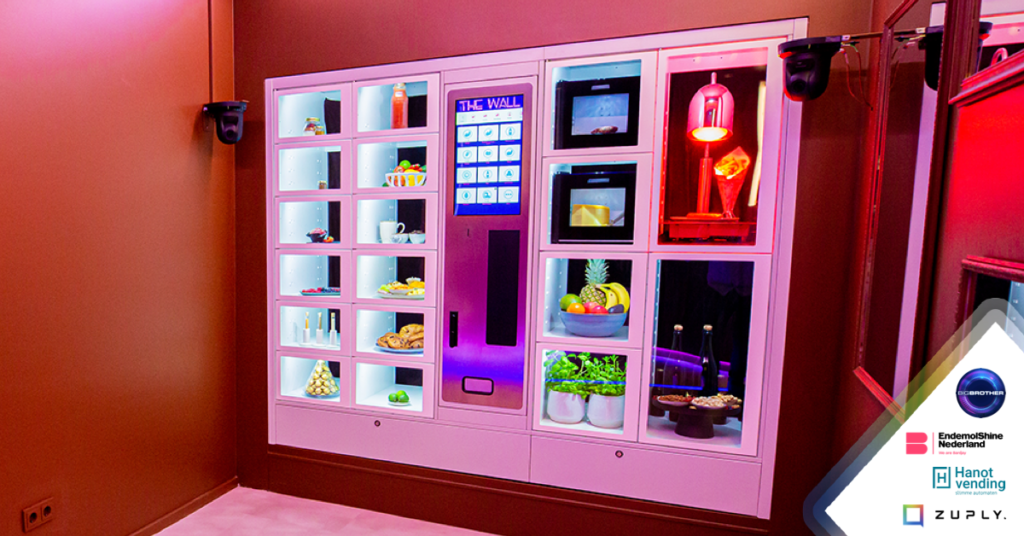 Big Brothers vending machine the wall